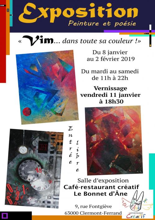 Affiche expo le bonnet d ane